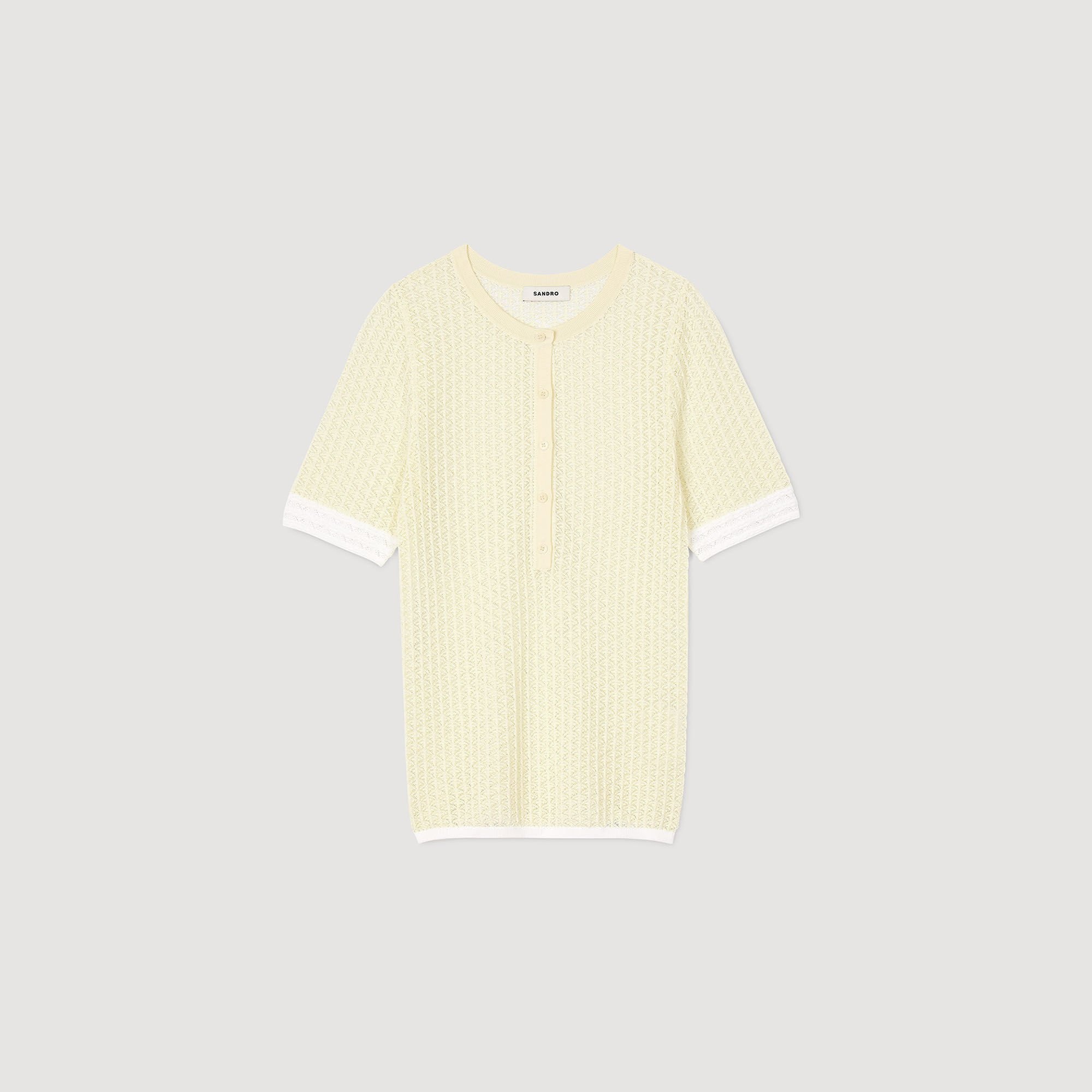 SHORT-SLEEVED SWEATER - 6