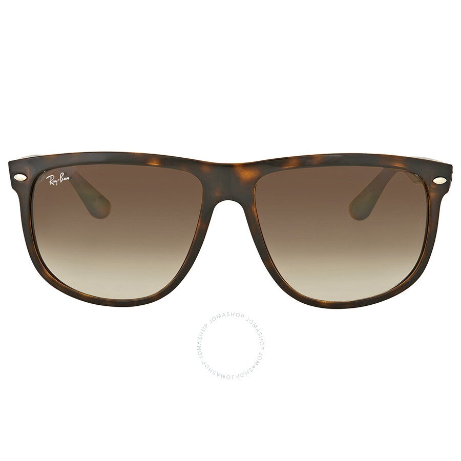 Ray Ban Boyfriend Light Brown Gradient Square Men's Sunglasses RB4147 710/51 60 - 1