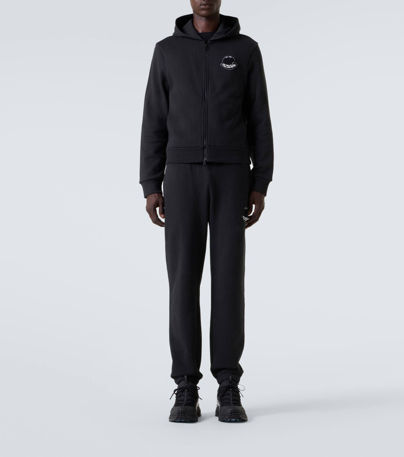 Moncler Logo cotton jersey sweatshirt outlook