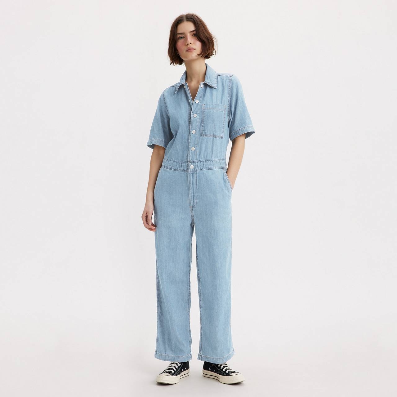 SHORT SLEEVE HERITAGE JUMPSUIT - 2