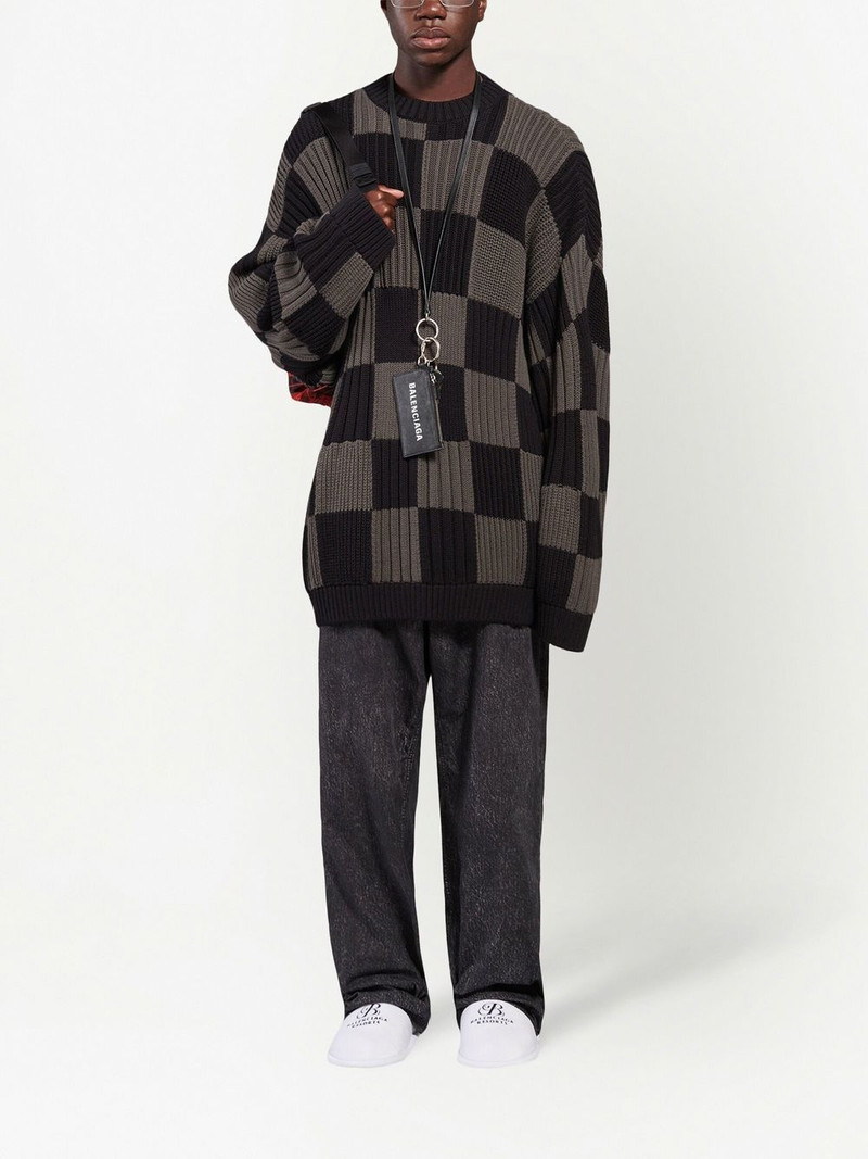 BALENCIAGA Trompe l'œil Baggy Pants outlook