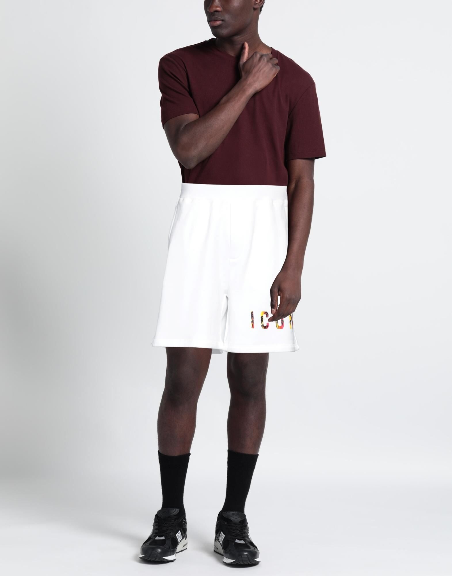 White Men's Shorts & Bermuda - 2