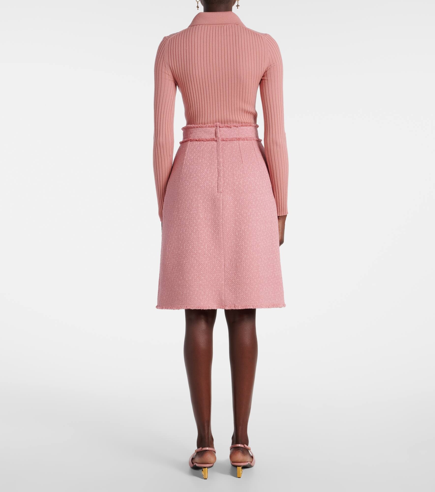 DG wool-blend skirt - 3