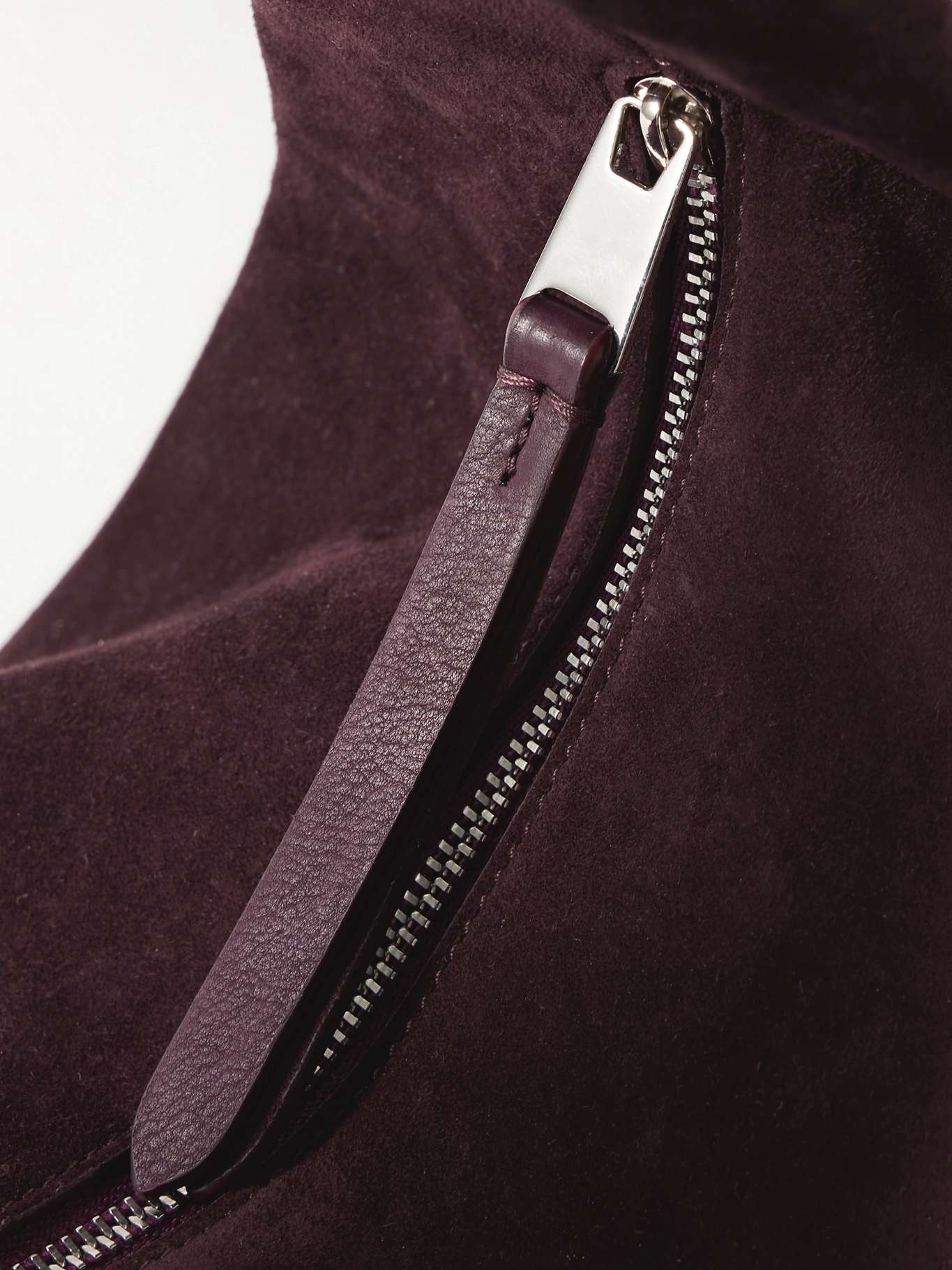 Olivia medium suede tote - 4