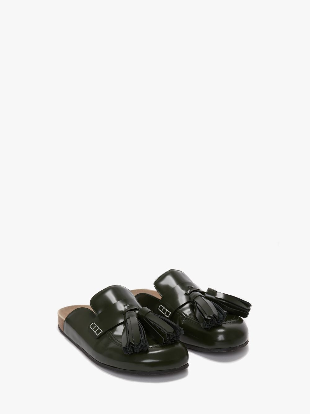 TASSEL LOAFER LEATHER MULES - 2