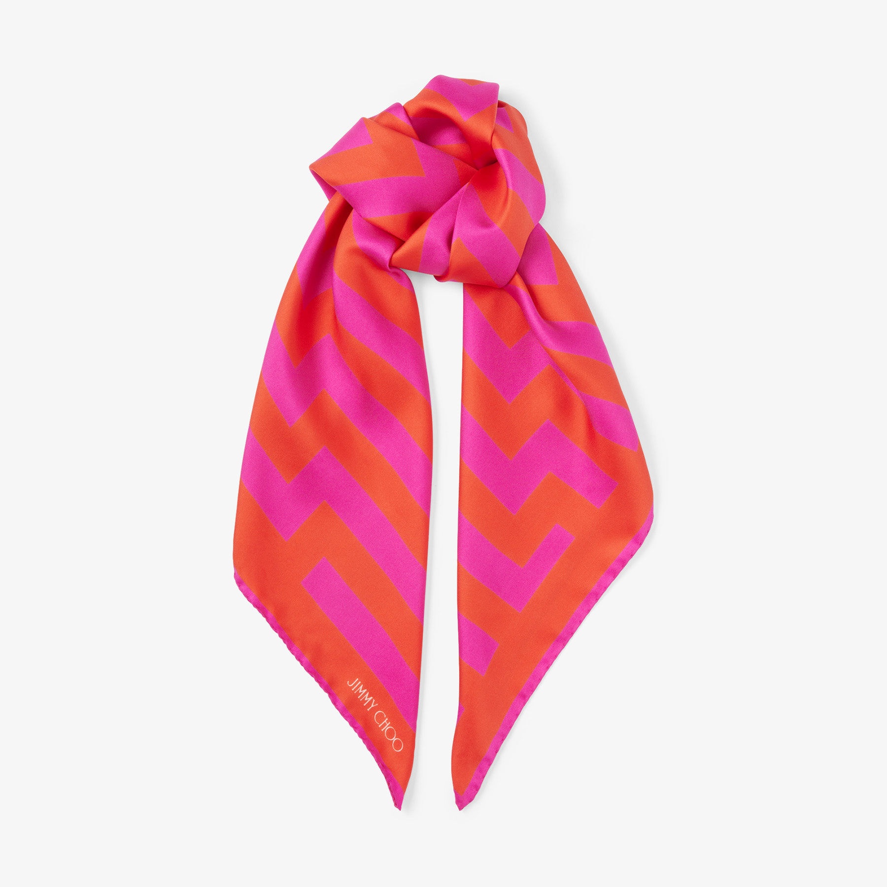 Reta
Fuchsia Avenue Print Silk Foulard - 1