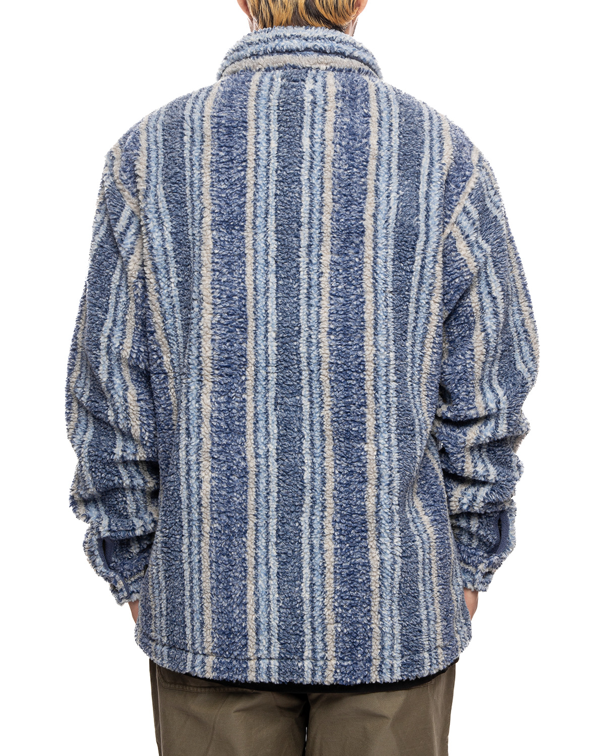 Stripe Sherpa Shirt - 8