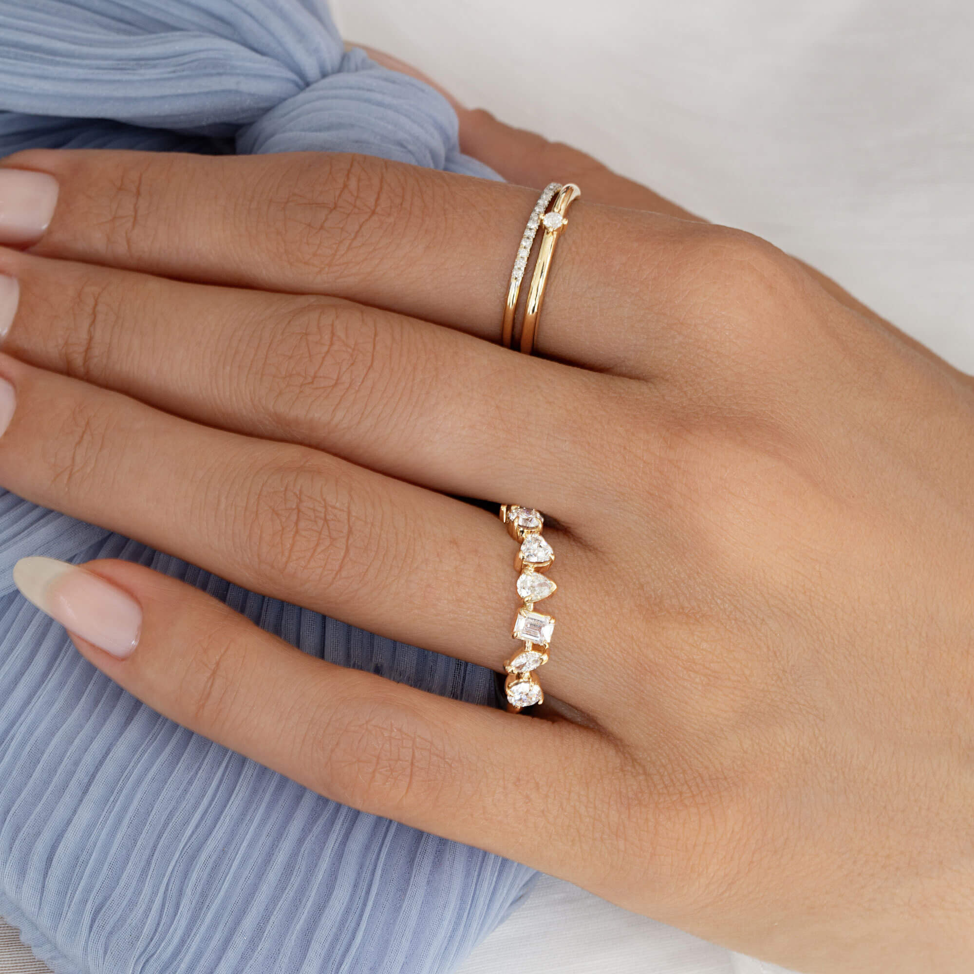 Tiny Diamond Ring - 8