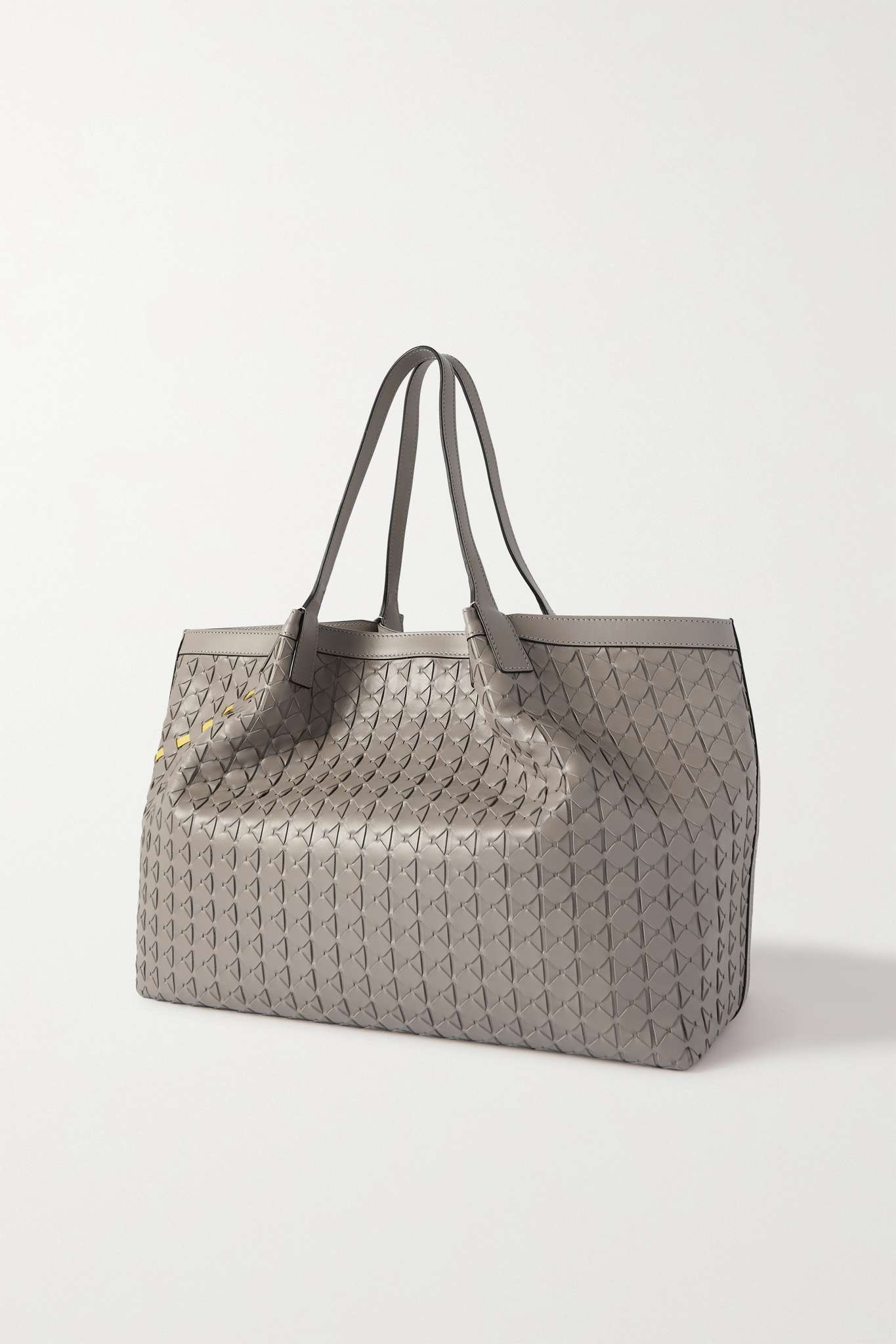 Secret large woven leather tote - 3