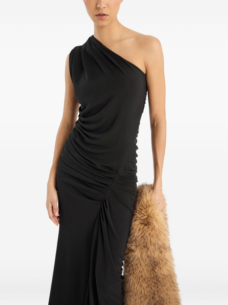 draped one-shoulder maxi dress 4