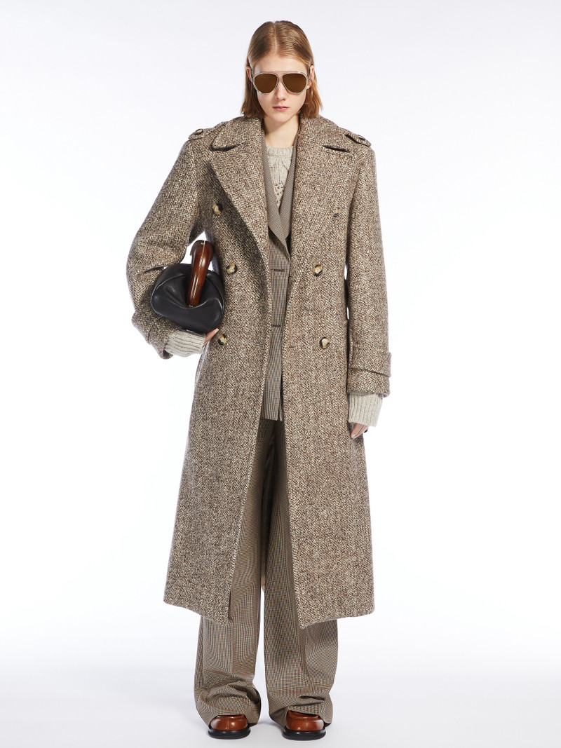 Sportmax DENARO Double-breasted tweed coat outlook