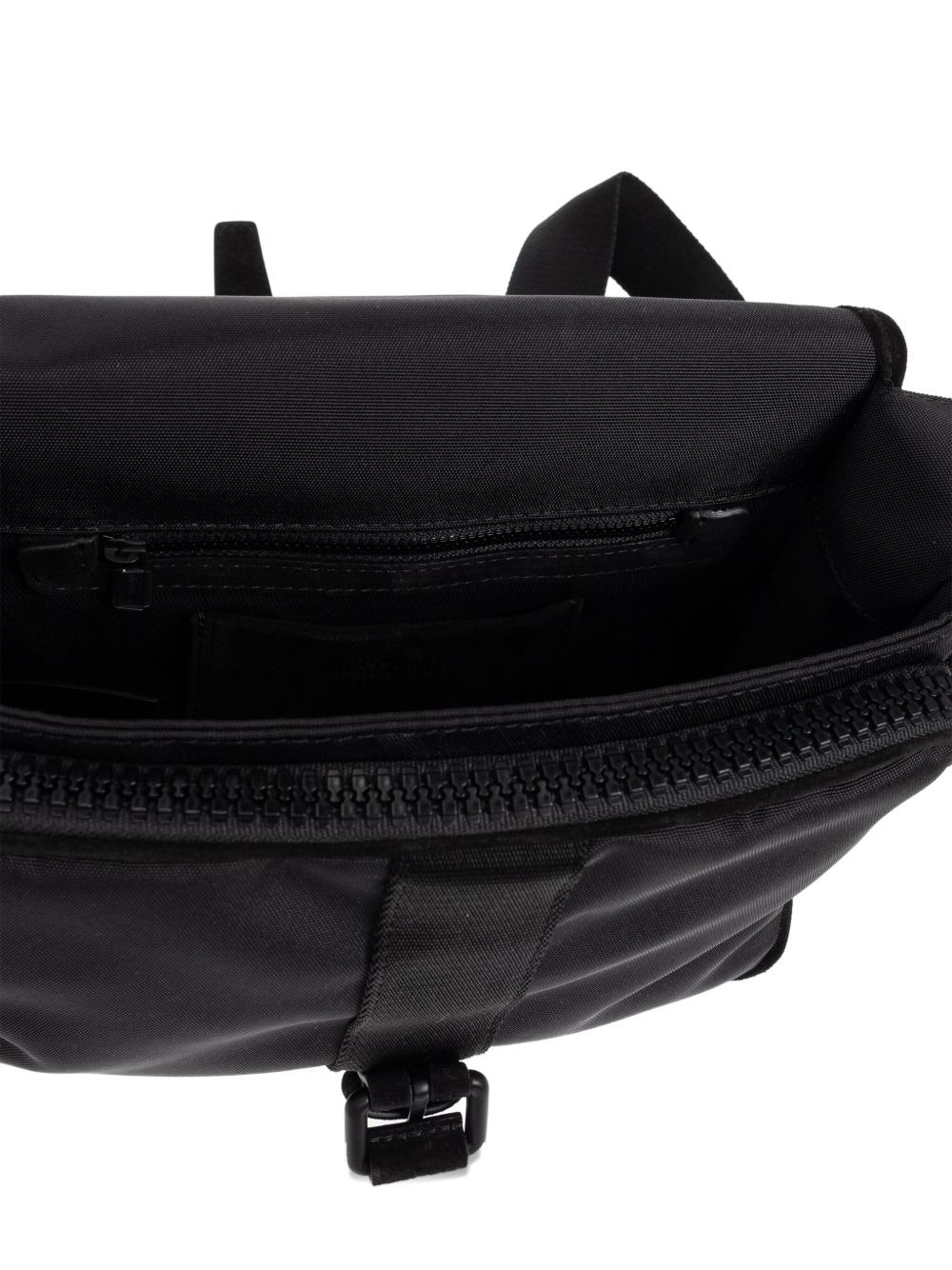 logo-plaque buckled shoulder bag - 5
