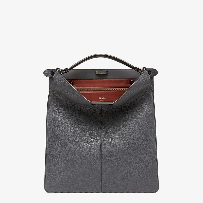 FENDI Gray leather bag outlook