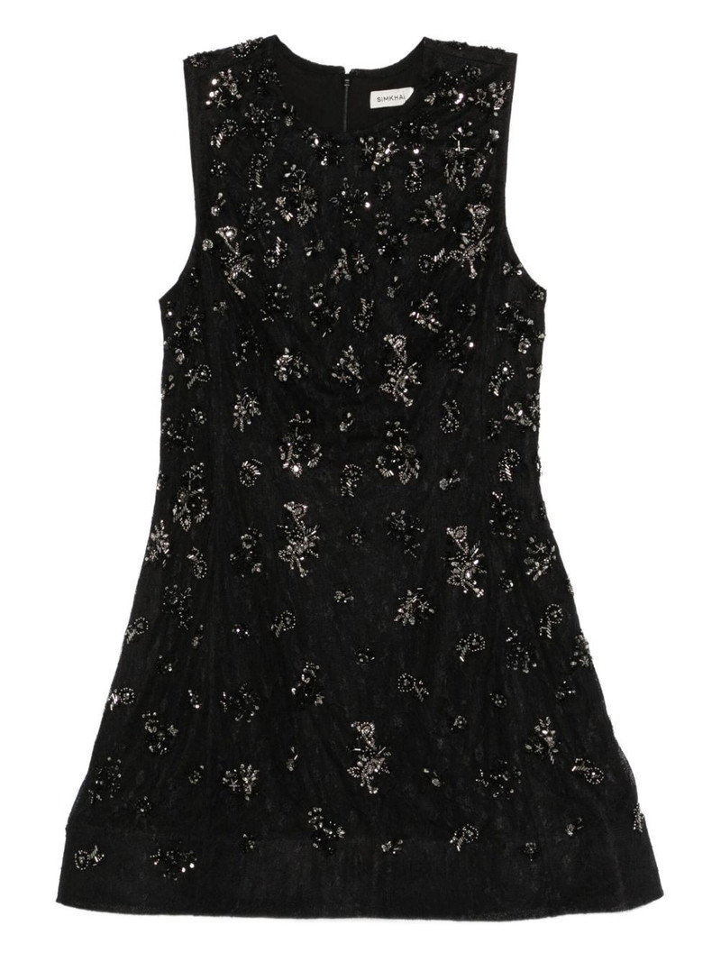 Evelina embellished mini dress 1