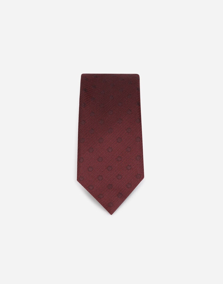 Tie-design silk jacquard blade tie (6 cm) - 2