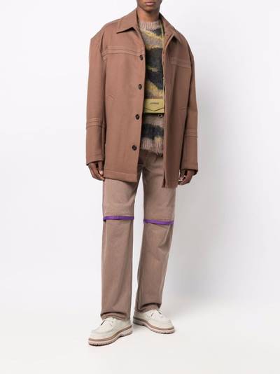 JACQUEMUS single-breasted tailored coat outlook