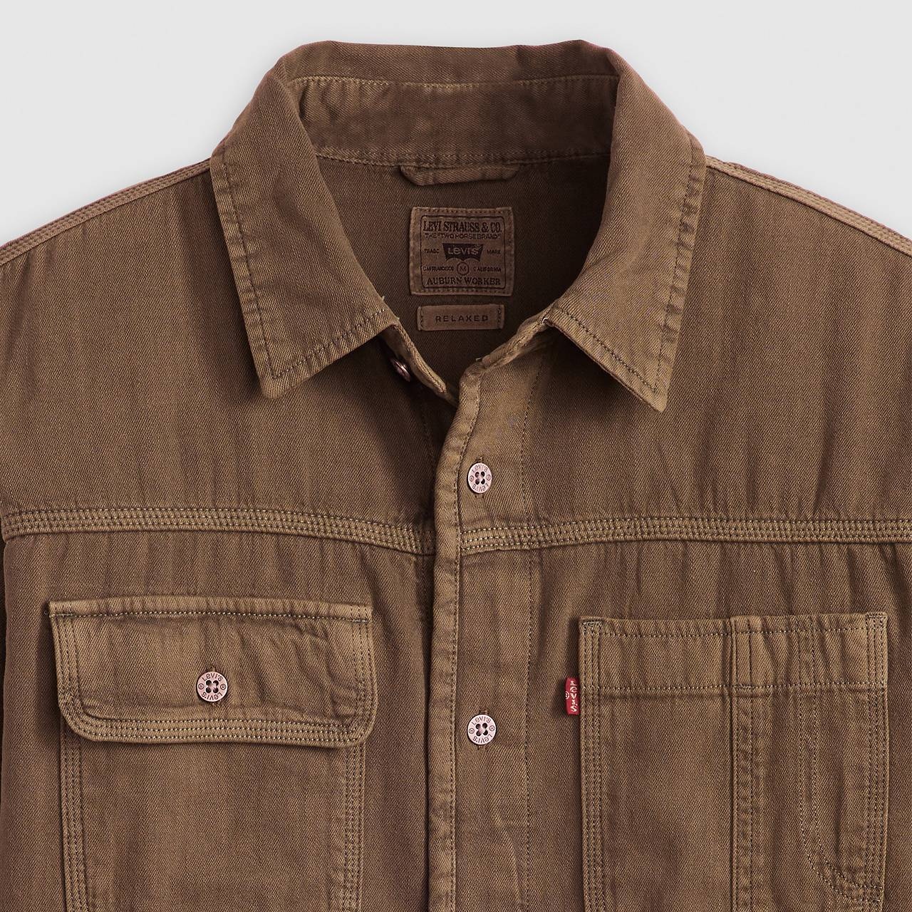 LONG SLEEVE AUBURN WORKER SHIRT - 6