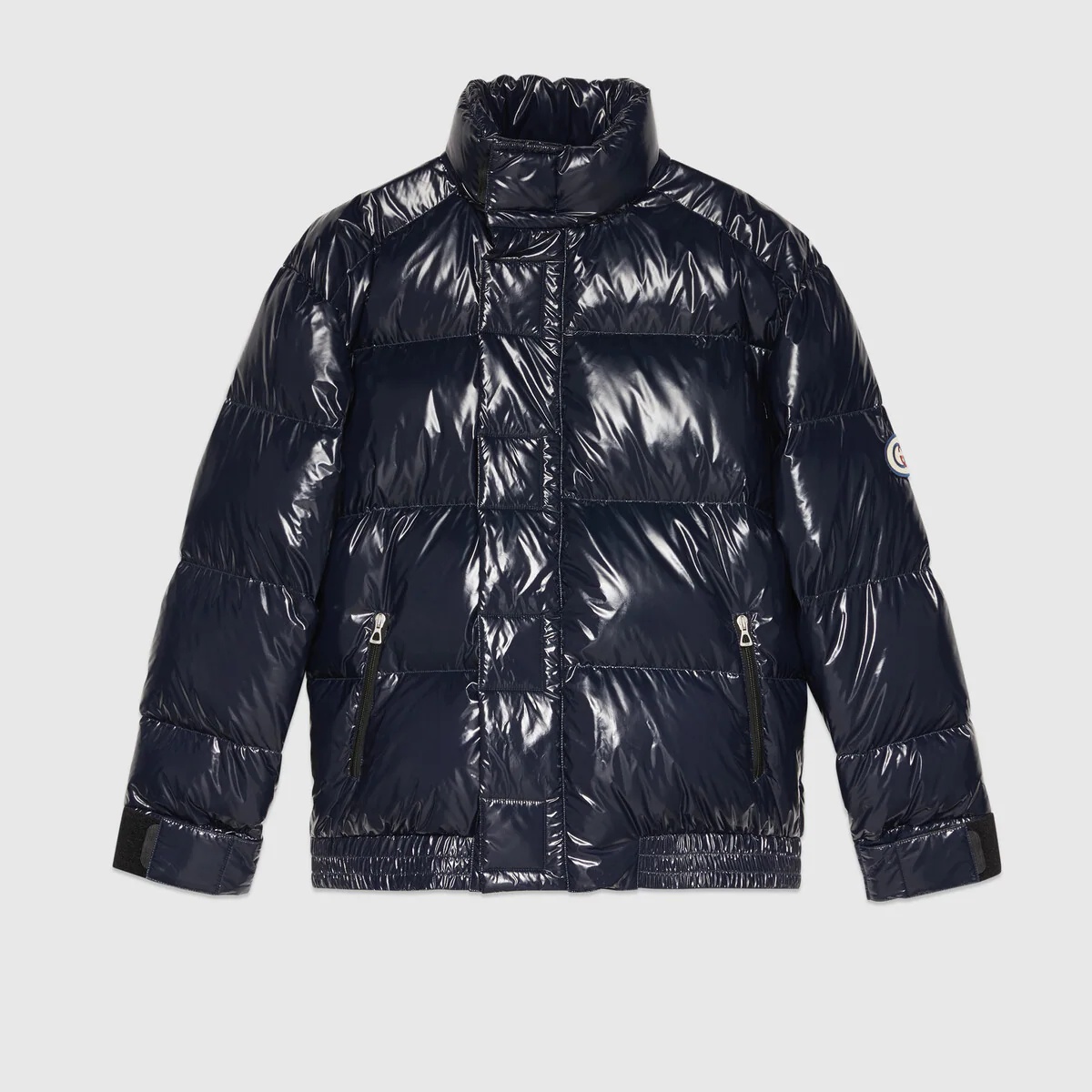 Down padded nylon jacket - 1