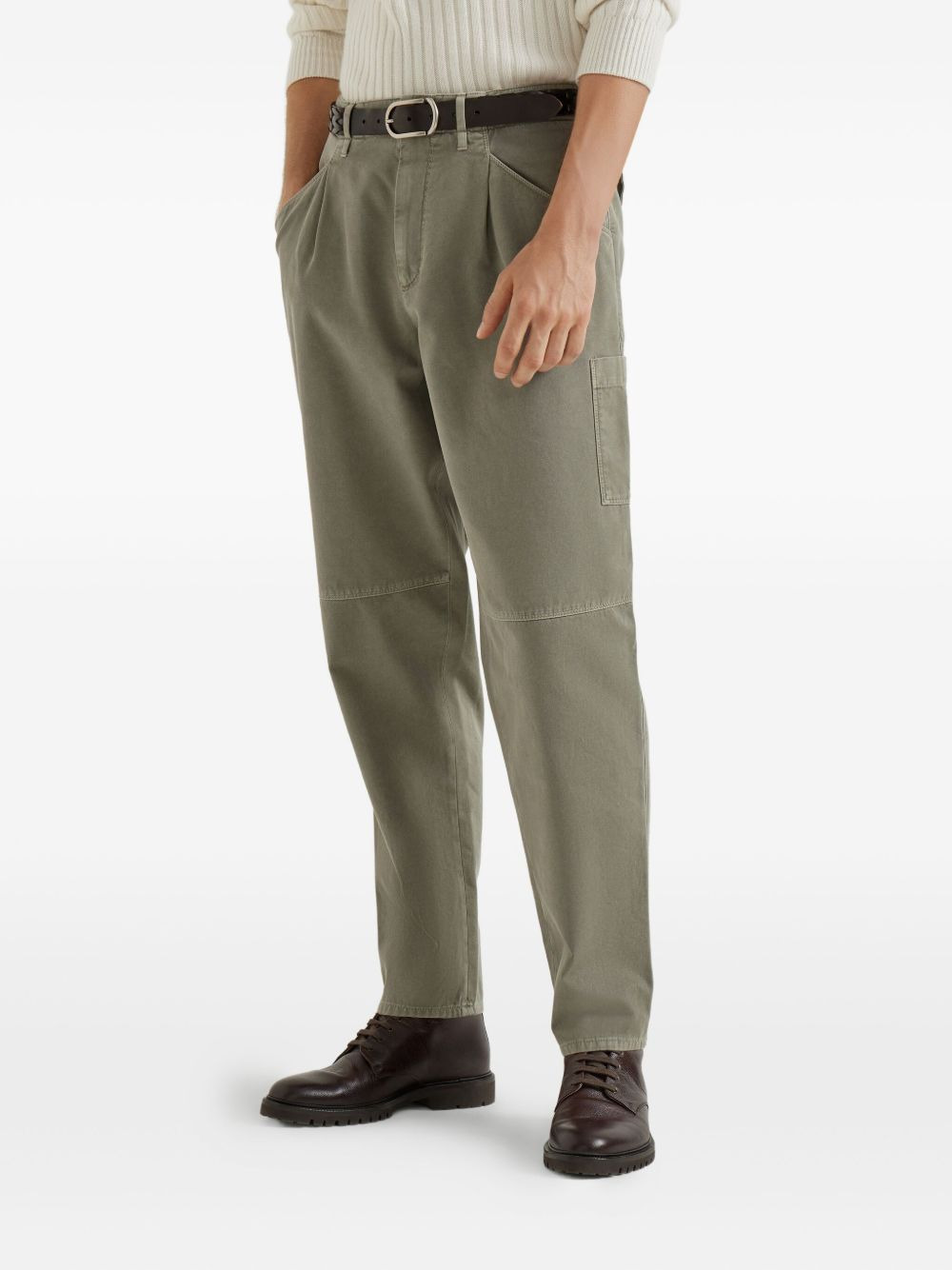 pleated pocket trousers - 3