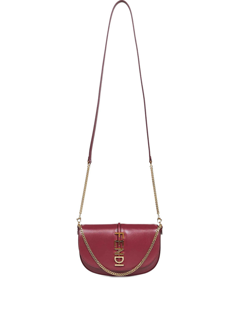 Fendi Lettering Flap Tote Bag 1