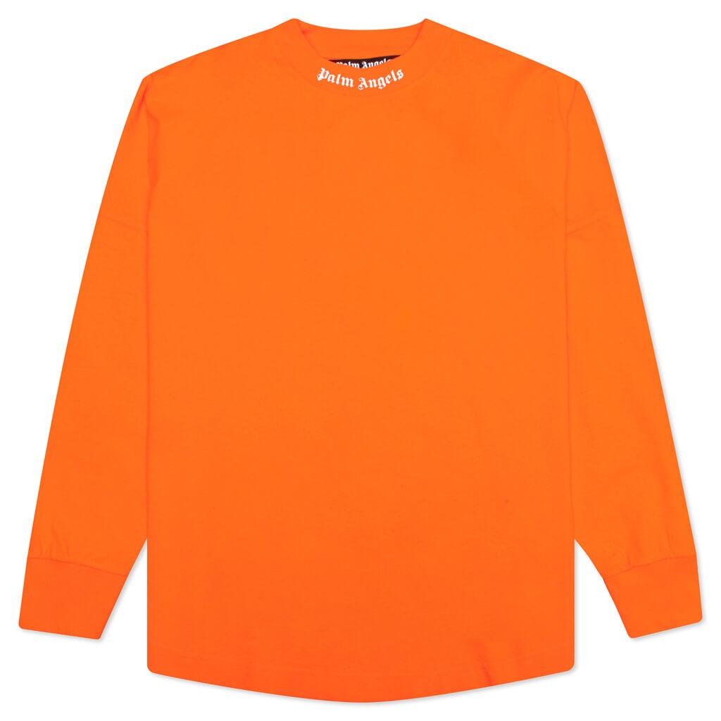 mock neck logo T-shirt - 1