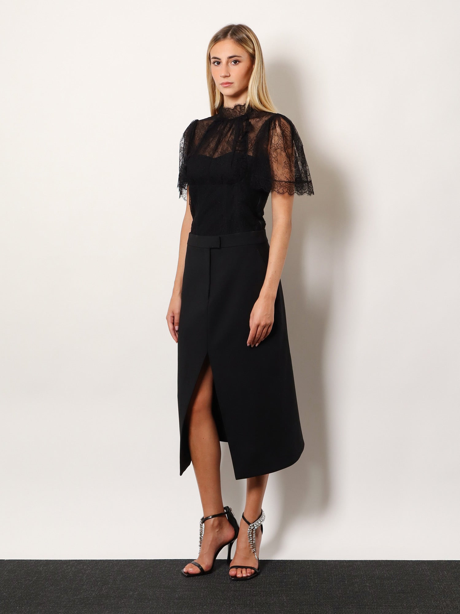 Midi Wool Skirt - 2