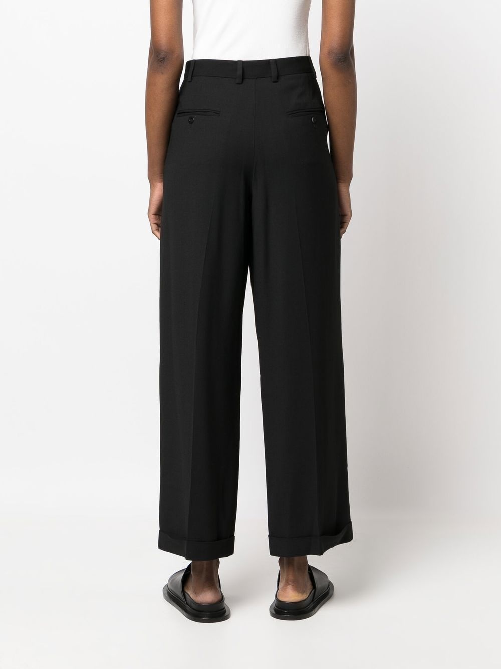 straight-leg trousers - 4