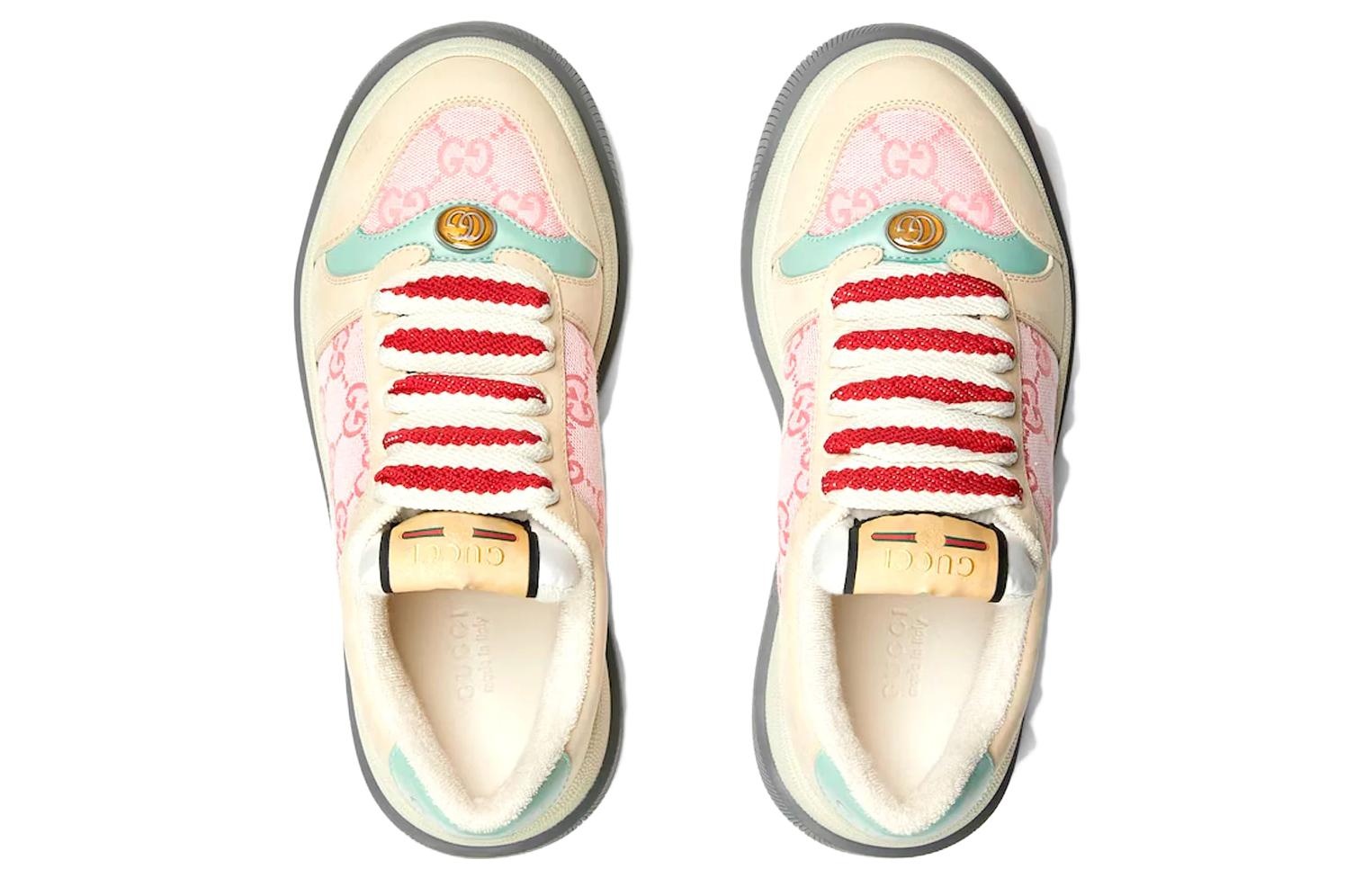 (WMNS) Gucci Screener Sneaker 'GG Monogram Beige Pink' 750633-FAB4C-5644 - 4