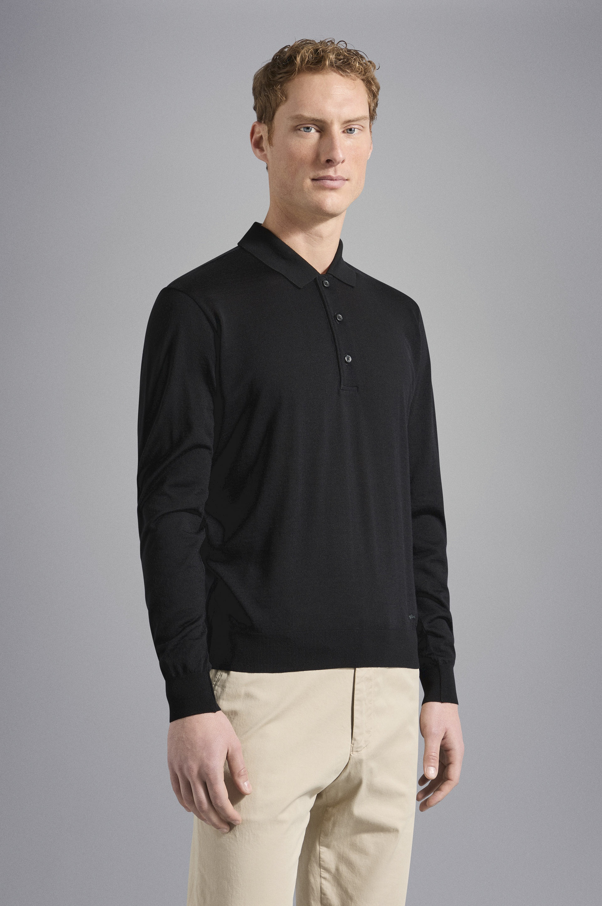 EXTRA FINE WINTER-SUMMER MERINO WOOL POLO - 6
