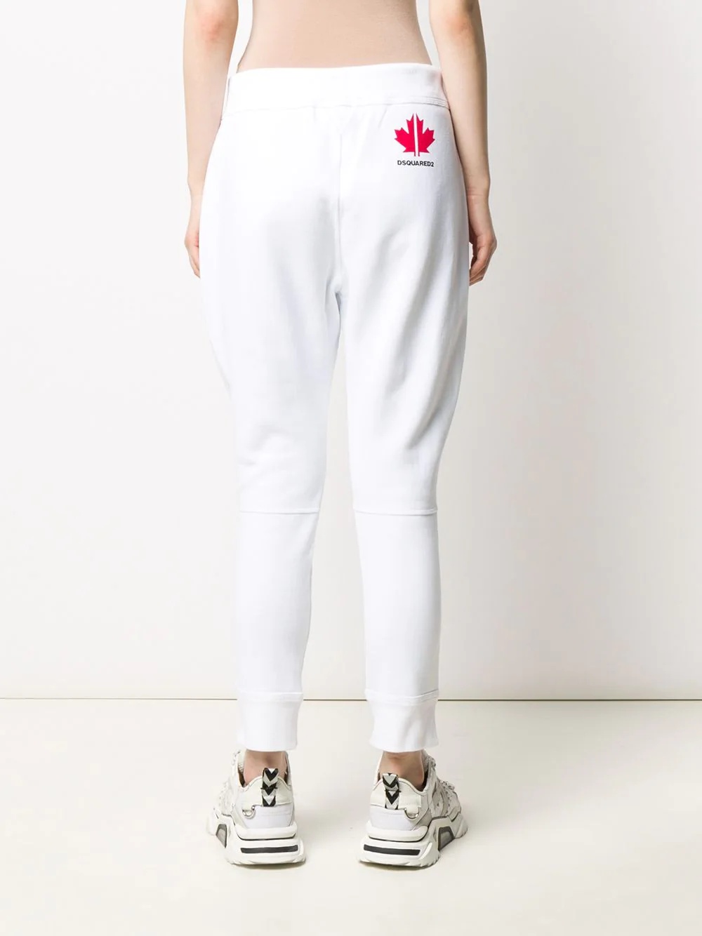 logo-print printed track pants - 4