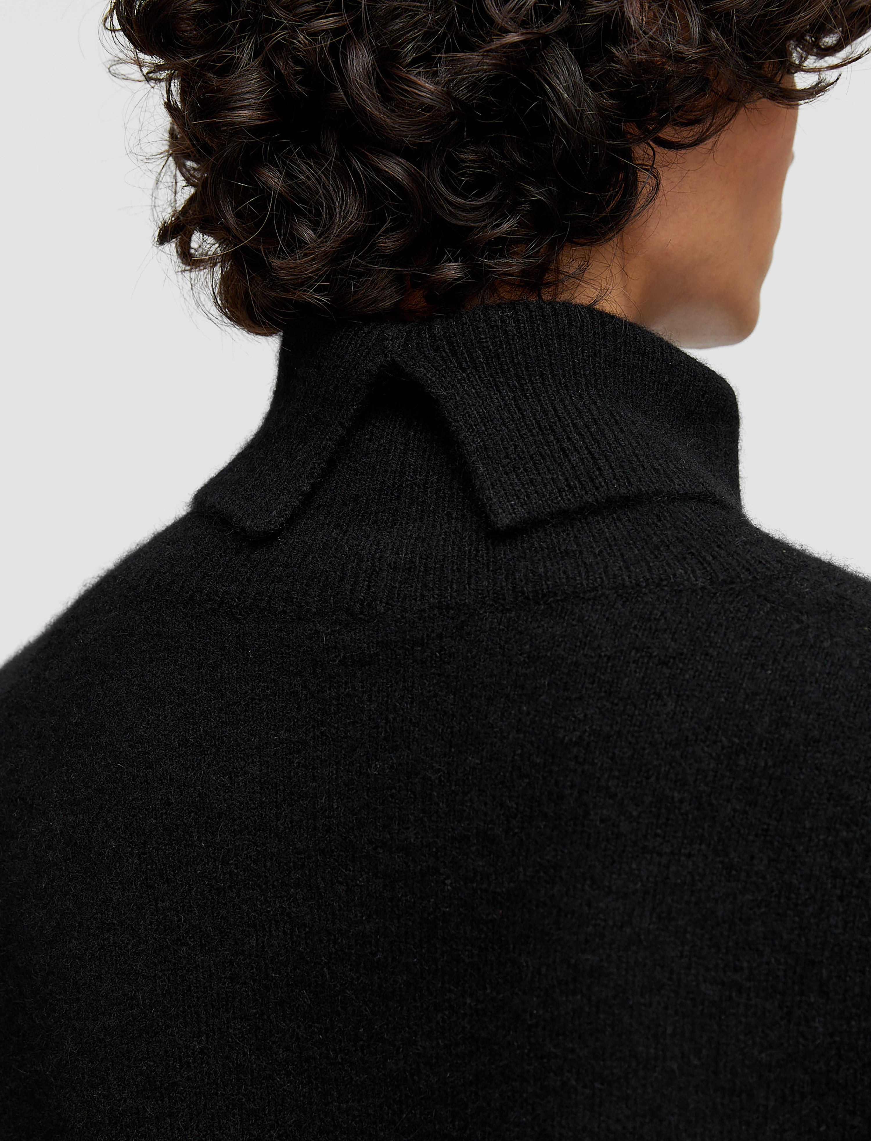 Brushed Cashmere High Neck Jumper - 6
