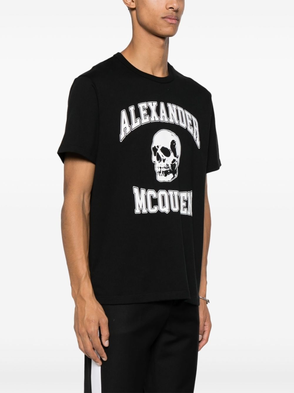 logo-print cotton T-shirt - 3