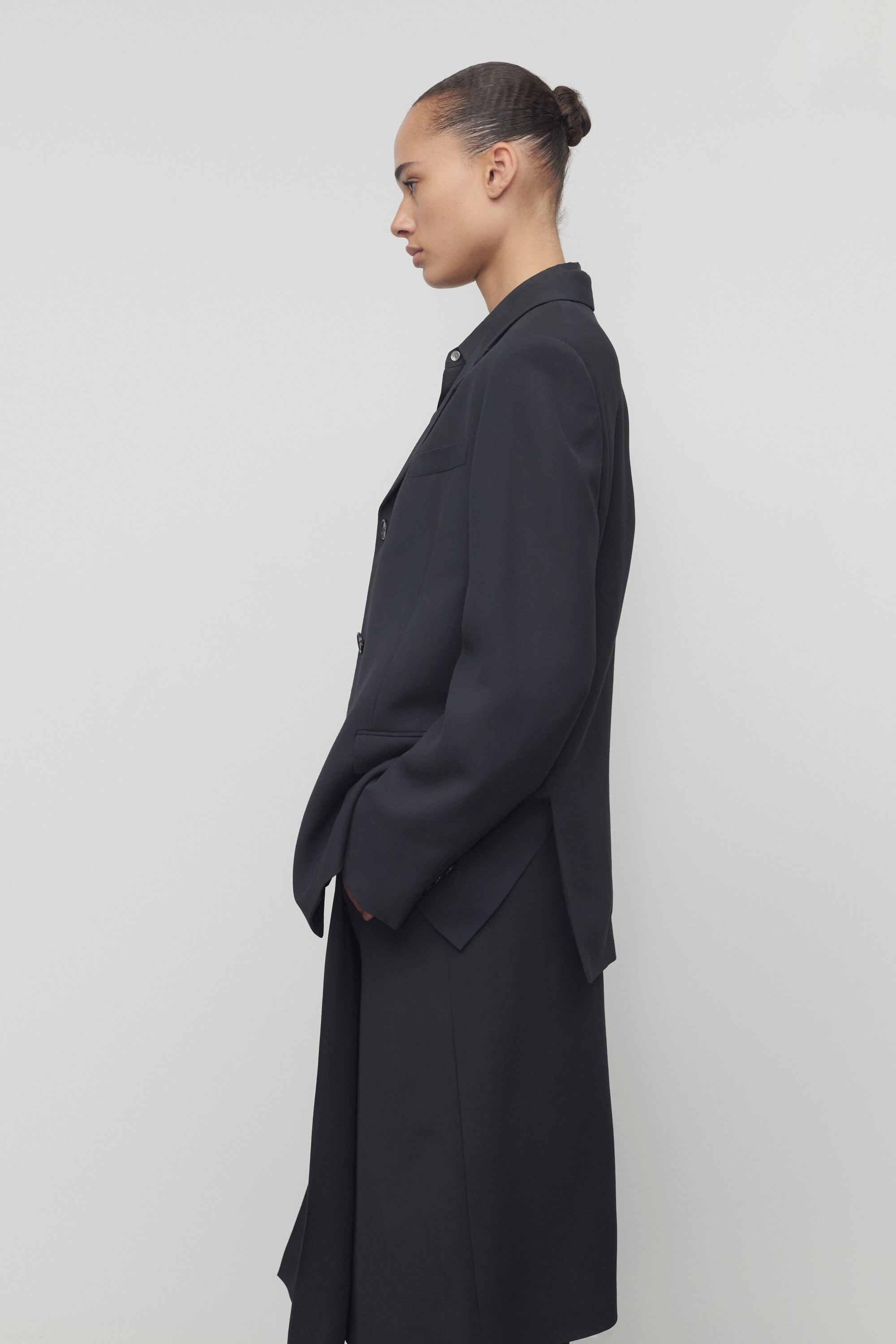 Faelan Jacket in Viscose and Silk - 4