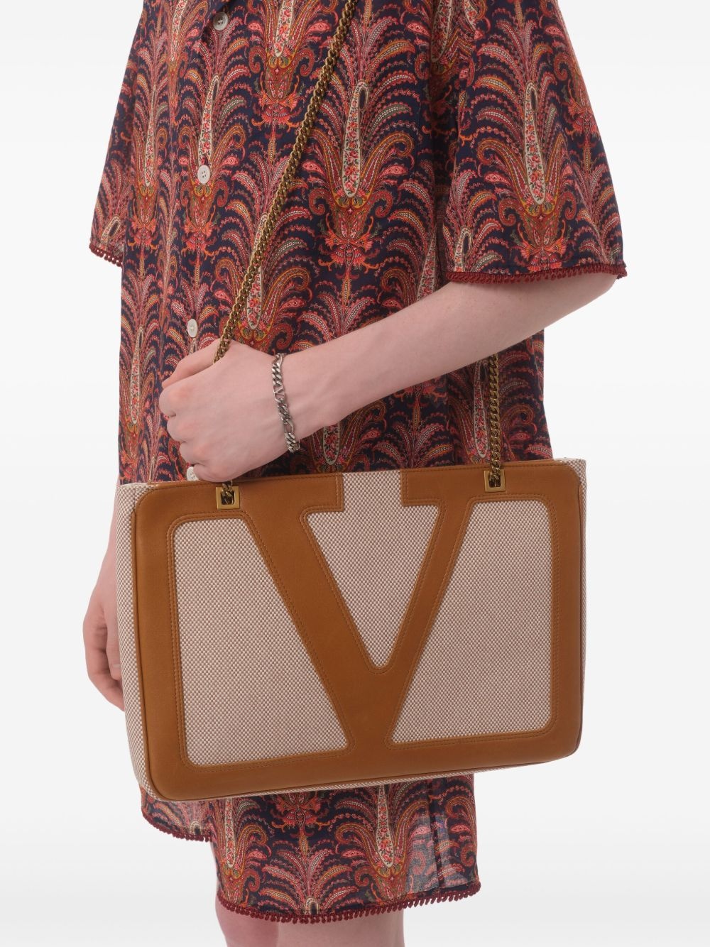 Voyage Imaginaire-print bowling shirt - 5