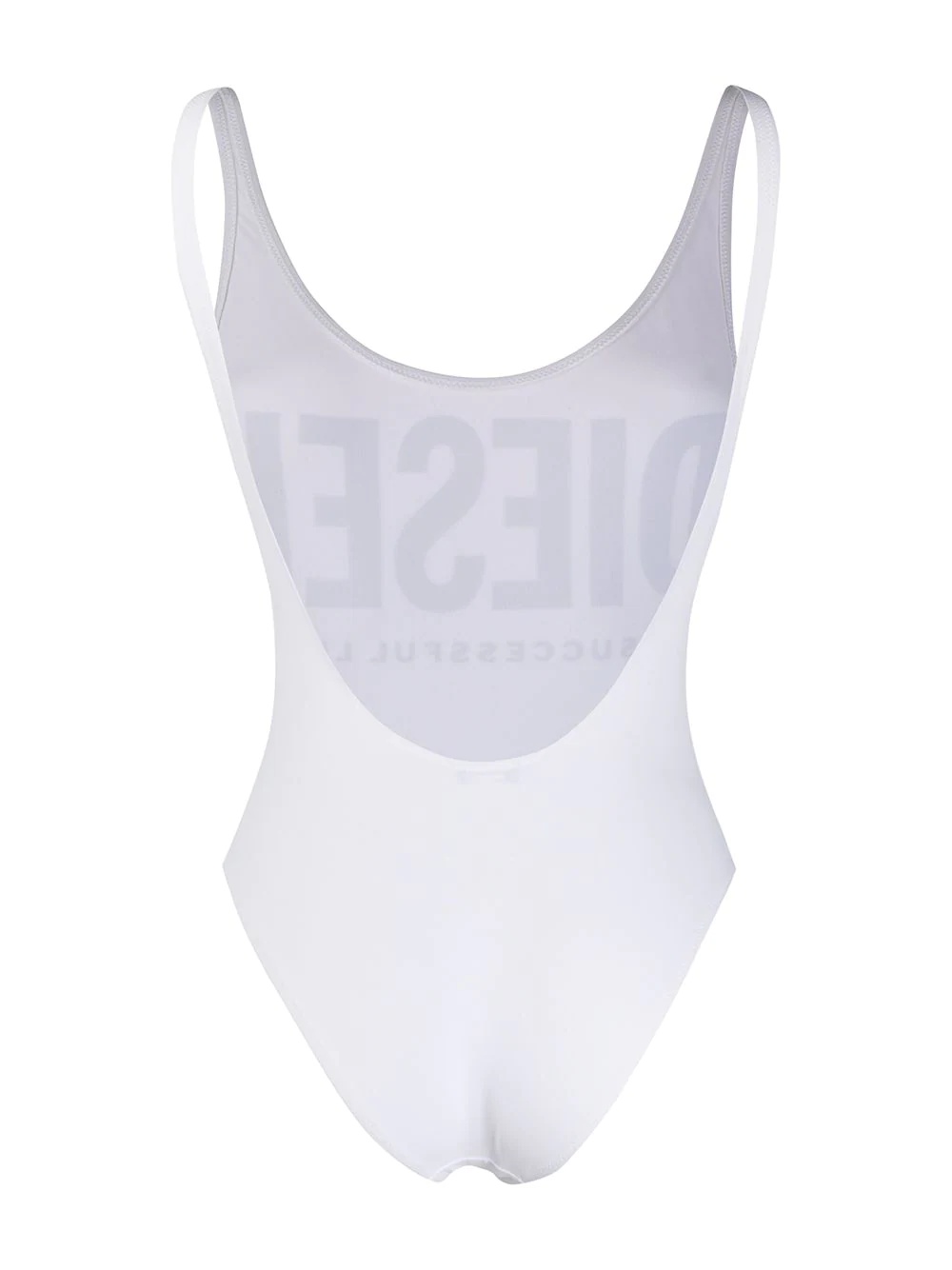 printed logo swimsuit - 2