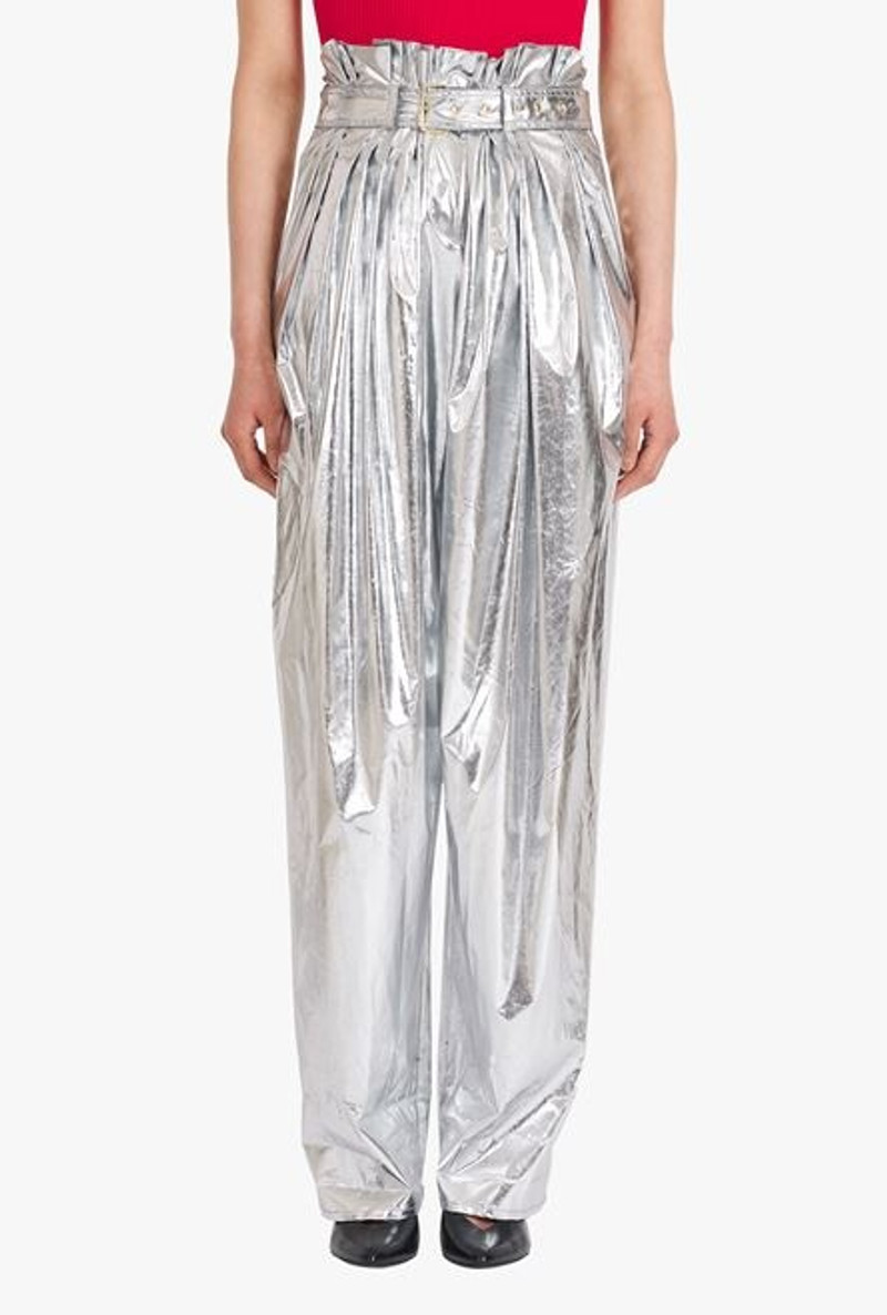 Silvery boyfriend cut pants 5