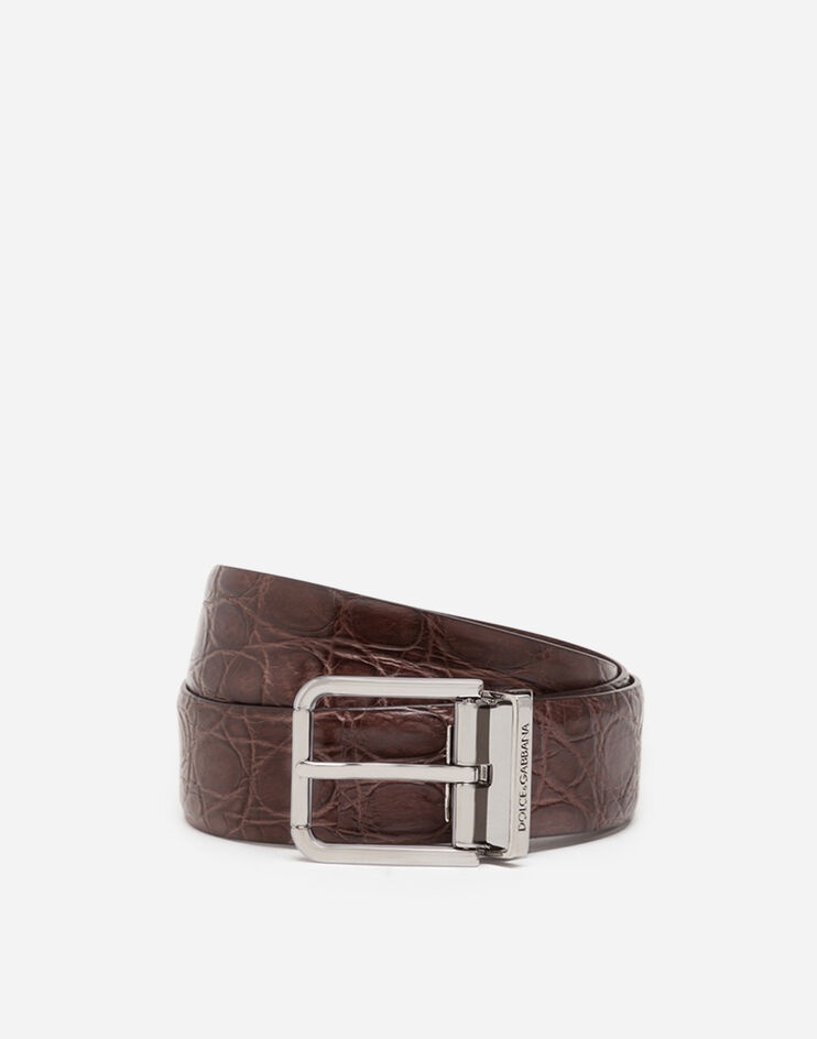 Crocodile nappa belt - 1