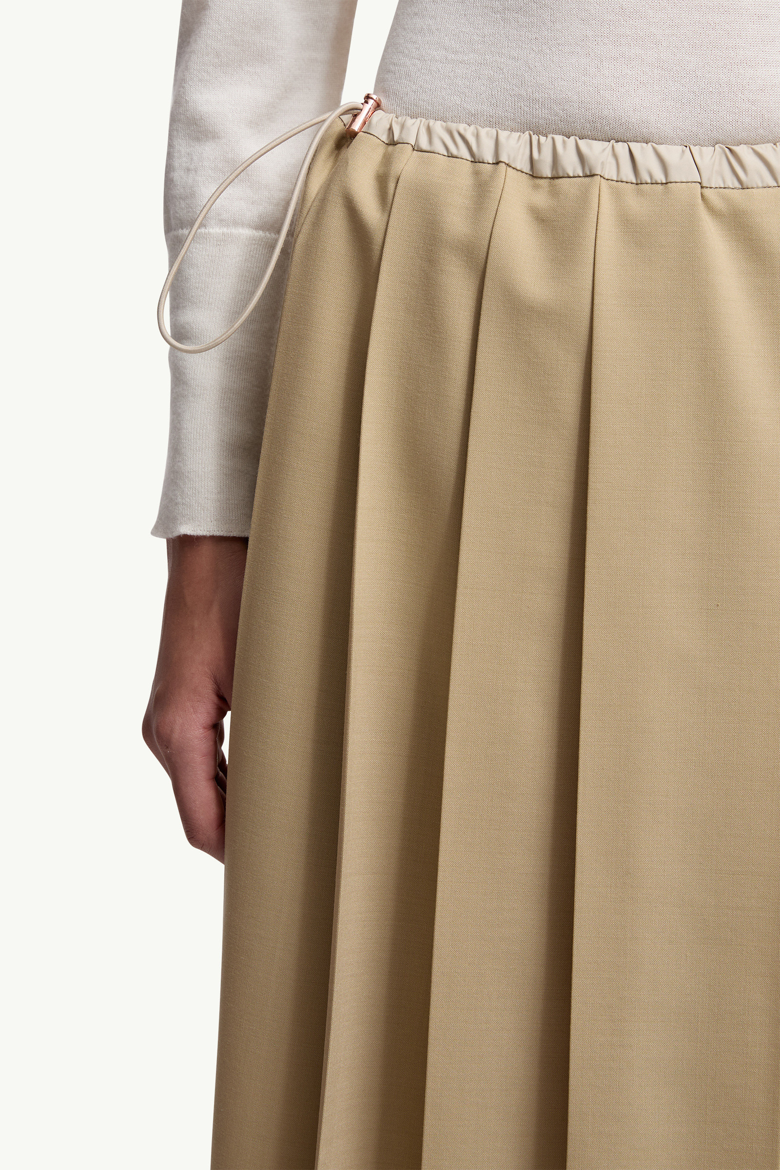 Pleated Midi Skirt - 6
