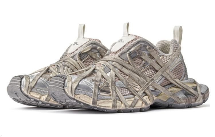 Balenciaga 3XL Extreme Lace sneakers 'Light Beige Mesh and Polyurethane' 778698W3XLL9191 - 3