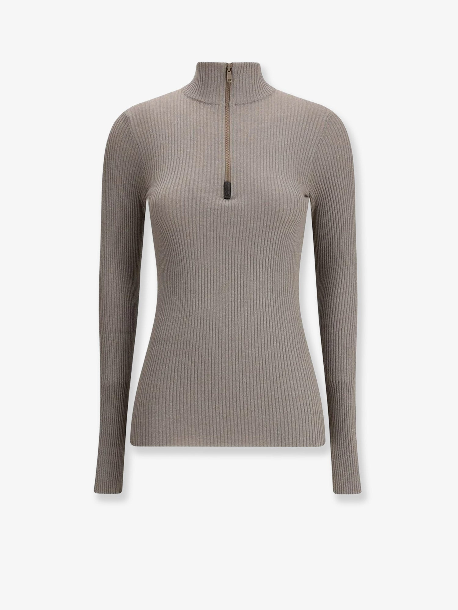 Cashmere Blend Turtleneck Sweater - 1