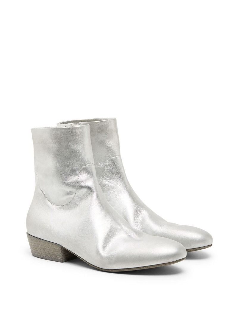 Marsèll metallic-leather ankle boots outlook
