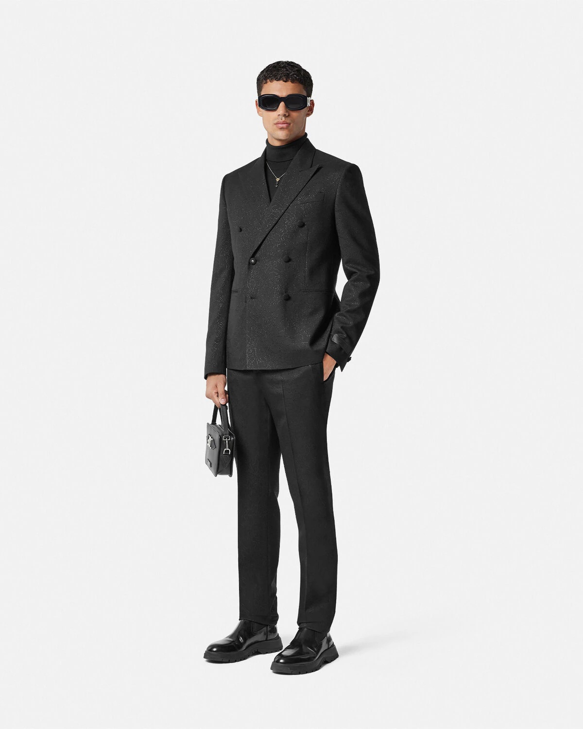 Barocco Lurex Formal Pants - 2