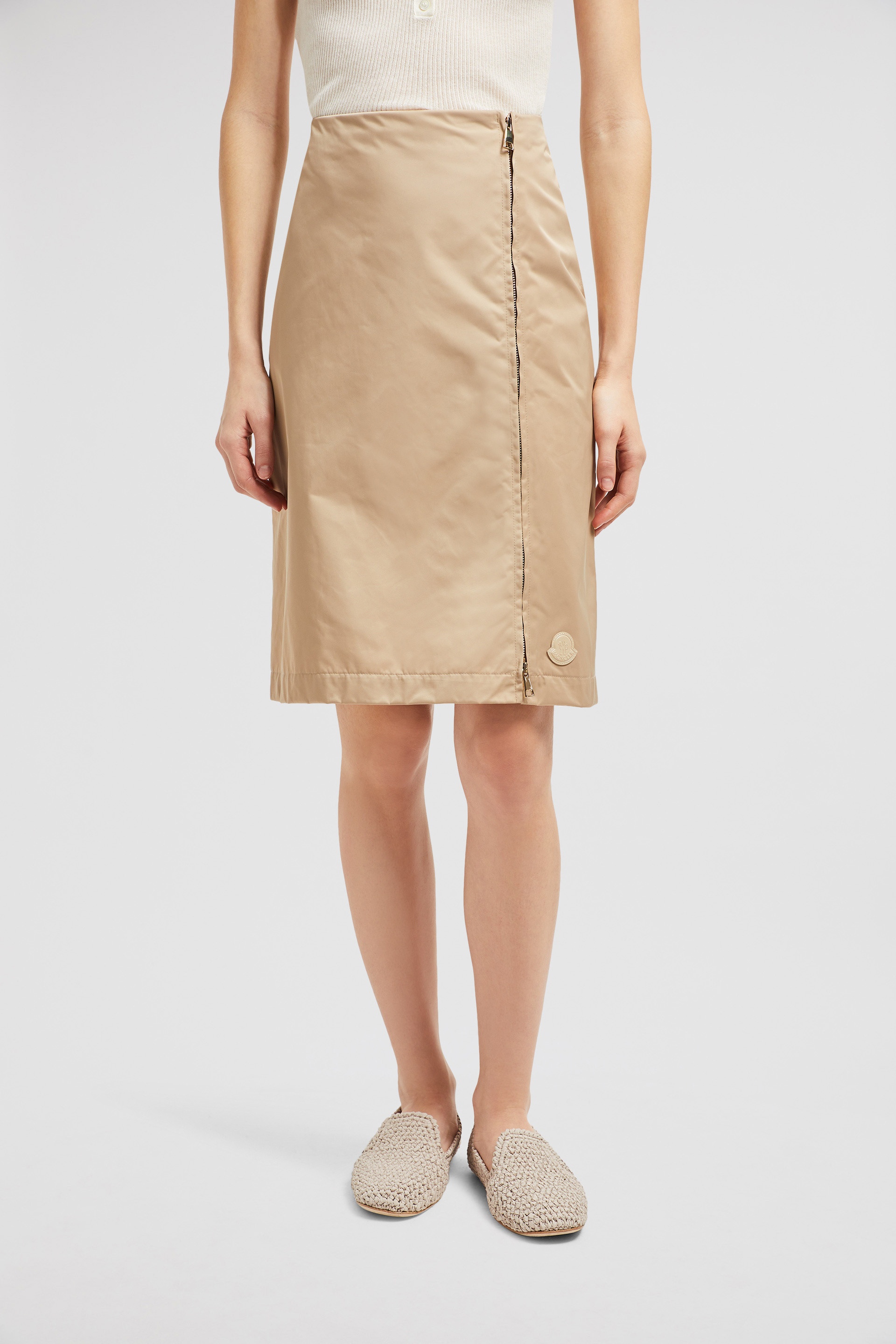 Zipped Midi Skirt - 3