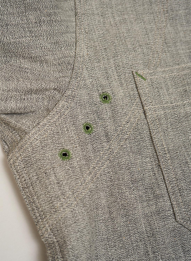 New Medical Shirt Salt & Pepper in Light Grey 3