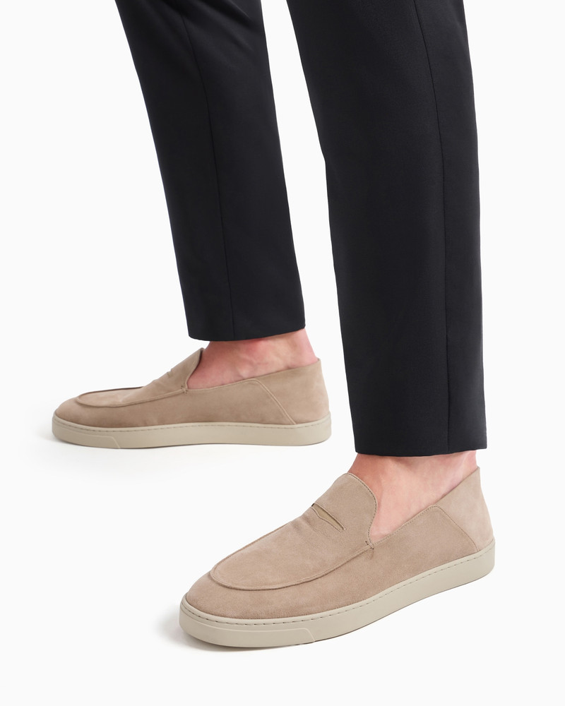 Suede slip-ons 7