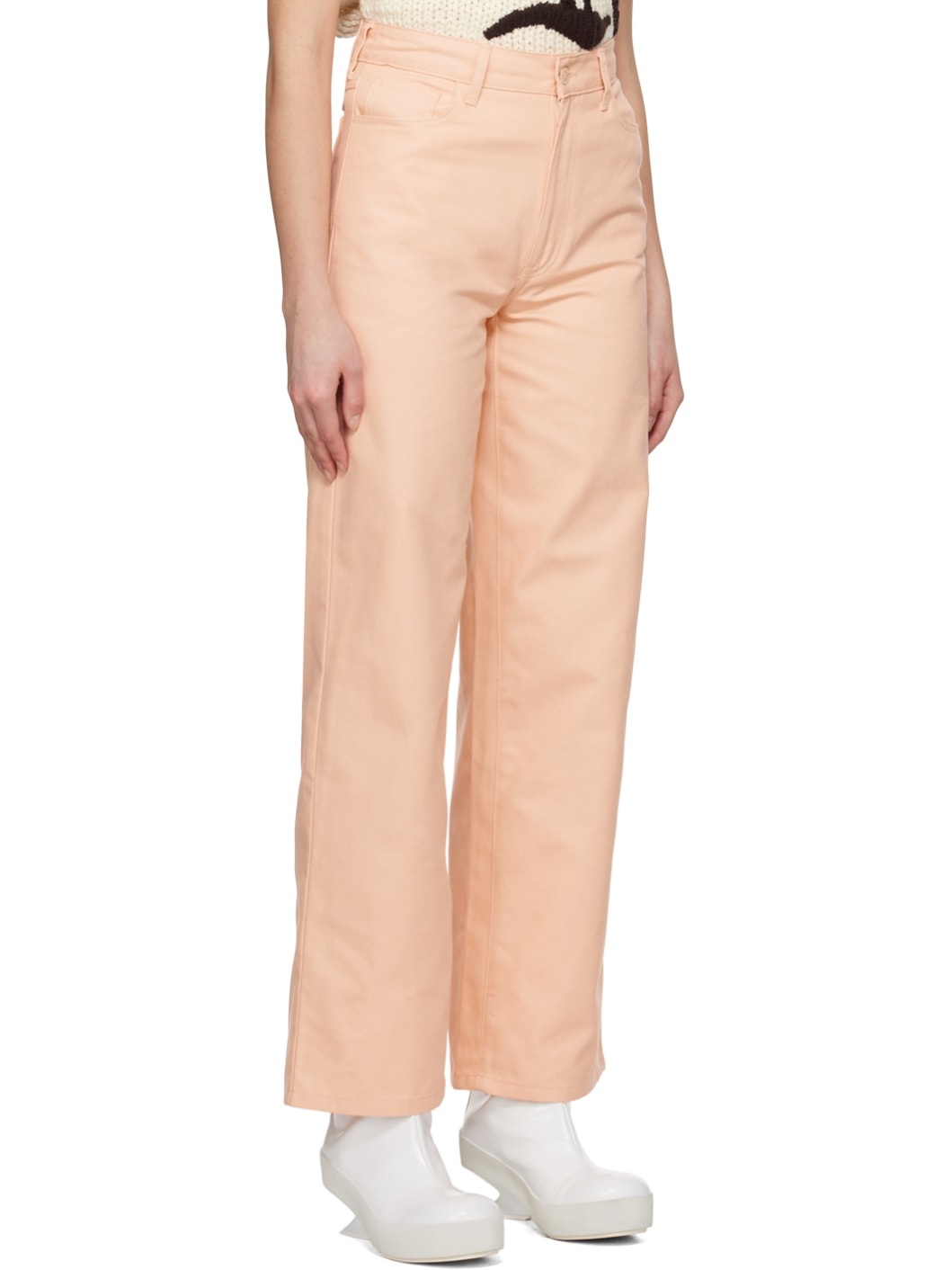 Pink Workwear Jeans - 2