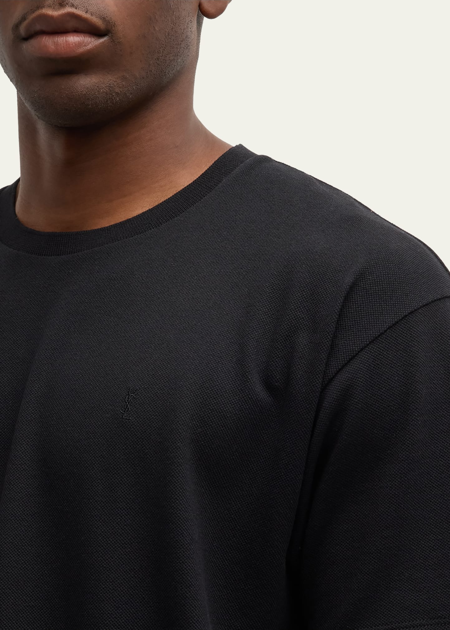 Men's YSL Pique T-Shirt - 5