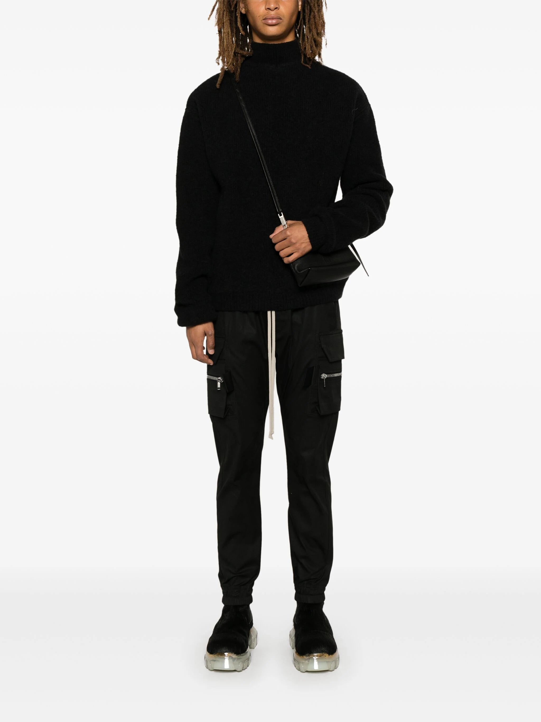 RICK OWENS - Men Turtle Neck Sweater - 1