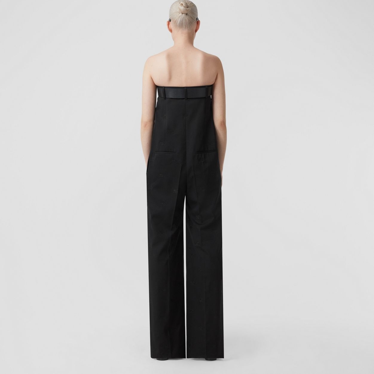 Embroidered EKD Tailored Wool Jumpsuit - 4