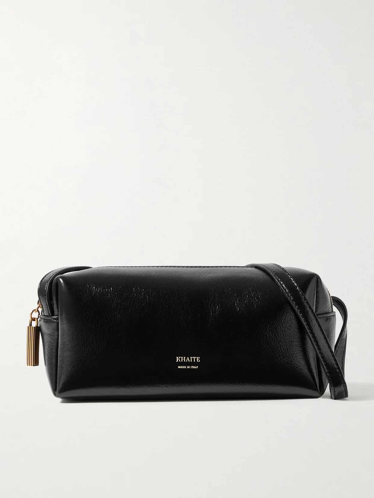 Kye Glossed-leather Shoulder Bag - 1